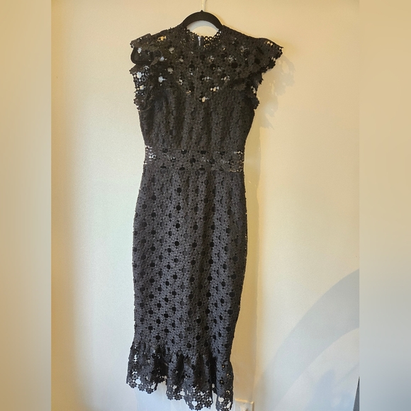 Chelsea Samantha Lace Trumpet Dress Size Small - Picture 4 of 13